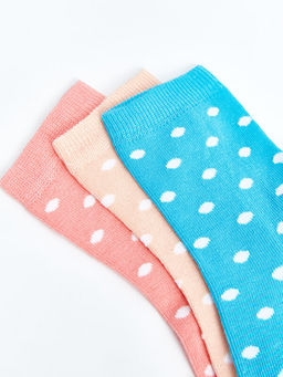 Puantiyeli K?z ?ocuk Soket ?orap 3l? - Waikiki фото 3