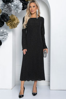 Платье Джела (черное) П11568 - Lt collection фото 8