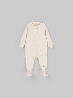 Пижама-слип с закрытой ножкой Топлёное молоко 0+ - Bungly фото 2