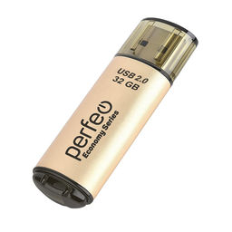 Флеш-накопитель 32Гб "Perfeo E04" Gold economy series