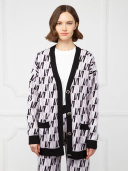 Кардиган женский ZZ-02009 black/lavender - Eleganzza фото 3