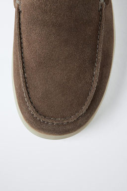 SPLIT SUEDE DECK SHOES - Zara фото 6