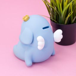 Копилка "King elephant", blue (14 см), пластик
