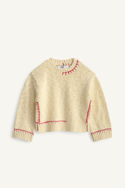 JERSEY PUNTO PESPUNTES LIMITED EDITION / Crudo / Rojo - Zara фото 5