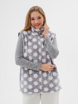 Жилет женский из ультрасофта Горох - Амадэль фото 11