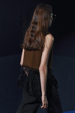 BEADED KNIT VEST - Zara фото 3