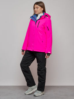 Горнолыжный костюм женский зимний розового цвета 005R - Chunmai фото 21