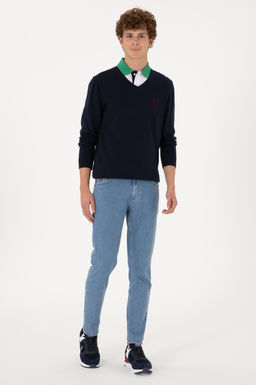 Erkek Lacivert Basic Kazak Sepette S_rpriz _ndirim - U.s. polo assn фото 4