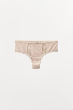 POINTELLE LACE-TRIMMED BRIEFS - Zara фото 2