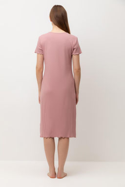 Е 10063/серая пудра сорочка ночная жен