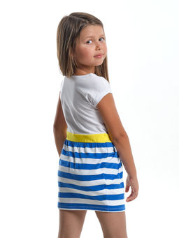 Платье для девочки UD 3314 синий - Mini maxi фото 4