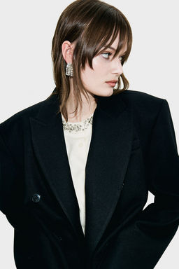 Cardigan con strass