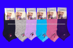 Цена за 12 пар. Следки женские "Сердце"