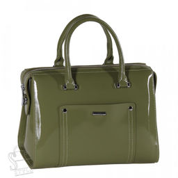 Сумка женская кожаная 9221-1 green Velina Fabbiano-Safenta