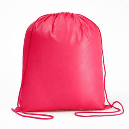 Мешок для обуви 420 х 340 мм, Calligrata Стандарт, (мягкий полиэстер, плотность 210 D), малиновый