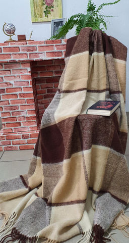 Плед 21_11 - 140х200 (100% шерсть) 170х200 см