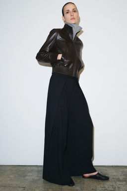 ZW COLLECTION WIDE-LEG TROUSERS - Zara фото 12