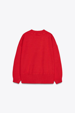 PLAIN KNIT SWEATSHIRT - Zara фото 5