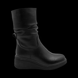 Сапоги из натуральной кожи на меху РМ-061-1 черные - Sport фото 2