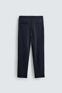 COMFORT NON-IRON JOGGER WAIST TROUSERS - Zara фото 10