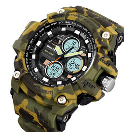Часы наручные Skmei мужские электронные спортивные 2349green-camo