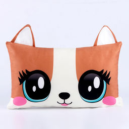 Подушка декоративная «Корги», 19×31 см, велюр