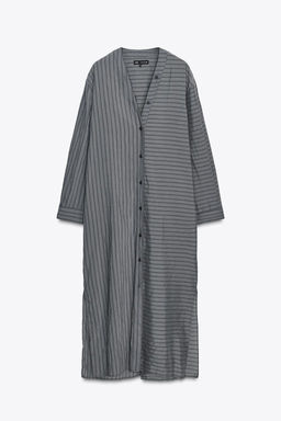 ZW COLLECTION STRIPED SHIRT DRESS - Zara фото 6