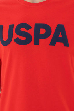 Мужская красная базовая футболка - U.s. polo assn фото 7