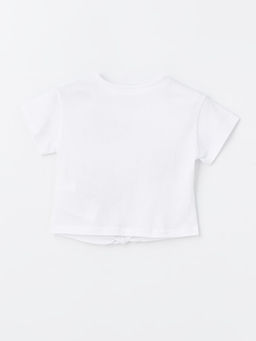 Bisiklet Yaka K?sa Kollu K?z Bebek Ti??rt - Waikiki фото 2