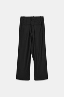 ZW COLLECTION PINSTRIPE PAREO TROUSERS - Zara фото 6