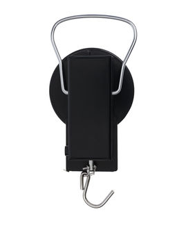 Весы-безмен механические, до 22 кг, с рулеткой, цена деления 250 г, чёрные