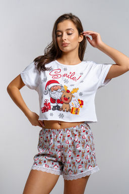 Футболка+шорты Дед Мороз