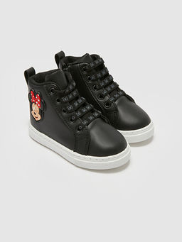 Minnie Mouse Bask?l? Bilek Boy K?z Bebek Spor Ayakkab?