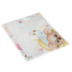 Простыня ясельная 120х150см Соня К, перкаль 110г/м2, хлопок 100%, упаковка эконом ПВХ 28х41см, Домашняя мода (Россия)  фото 2