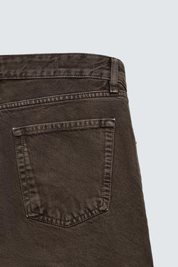 JEANS FLARE FIT ROTOS / Marr?n - Zara фото 10