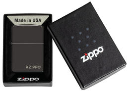 Зажигалка ZIPPO Логотип с глянцевым черным покрытием | Logo High Polish Blac 24756ZL  фото 6
