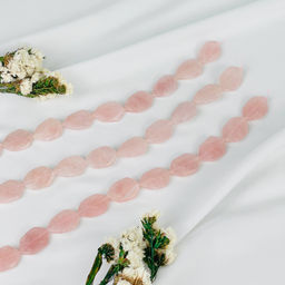 Бусины для украшений из Розового кварца 40 см