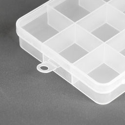 Цена за 2 шт. Органайзер для хранения мелочей, с подвесом, 15 ячеек, 17.5×10×2 см