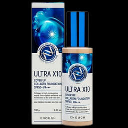 №21 Тональный крем Enough UltraX10 Cover Up Collagen Foundation(100 мл) 21 тон