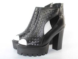 04-M3-1478 BLACK Ботинки зимние женские (натуральная кожа, натуральный мех) - Фабричный китай фото 15