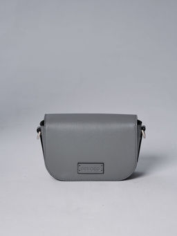 Сумка кожаная Deboro 30879 нельсон/светло-серый