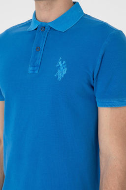 Erkek Slim Fit Polo Yaka Kobalt Y_kamal_ Basic Ti__rt Sepette S_rpriz _ndirim - U.s. polo assn фото 7