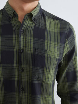 Regular Fit Ekose Poplin Erkek G?mlek