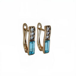 Серьги с кристаллами Swarovski