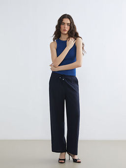 Beli Lastikli Geni? Pa?a Kad?n Pantolon