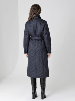 25104 Плащ утепл. т.синий - Dizzyway фото 4