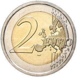 Монета 2 евро 2018 года Словения Всемирный день пчёл