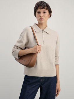 Джемпер поло из вискозы / Zarina