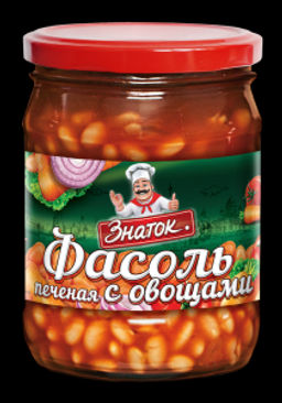 З Фасоль ПЕЧЕН. с овощ. в Т/С  480г - Знаток фото 2
