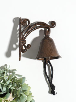 Колокол сувенирный чугун "Растительный узор" 10,5х11,8х7 см